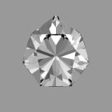 Twelve Easy Gemstone Faceting Designs Seven Star Pear gem facet diagram